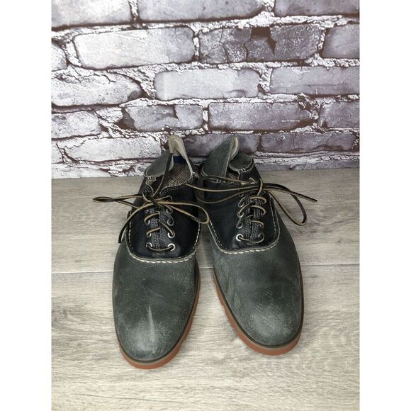 Sperry Top Sider Gray Black Leather Oxfords Lace Up Shoes Men Sz 11.5M US/45EU main image 14